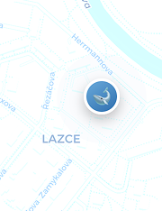Mapa areálu mateřské školy Herrmannova
