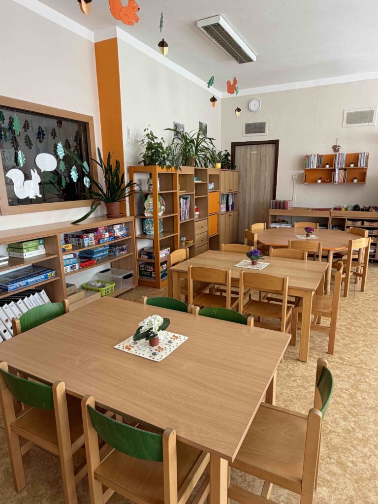 Třída Veverky v mateřské škole Herrmannova